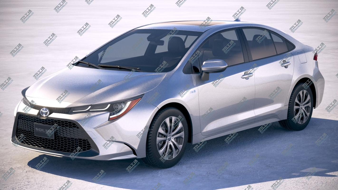 images/goods_img/202105073/Toyota Corolla sedan hybrid US 2020 3D/1.jpg